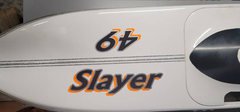 Carbon Fiber Vinyl Lettering